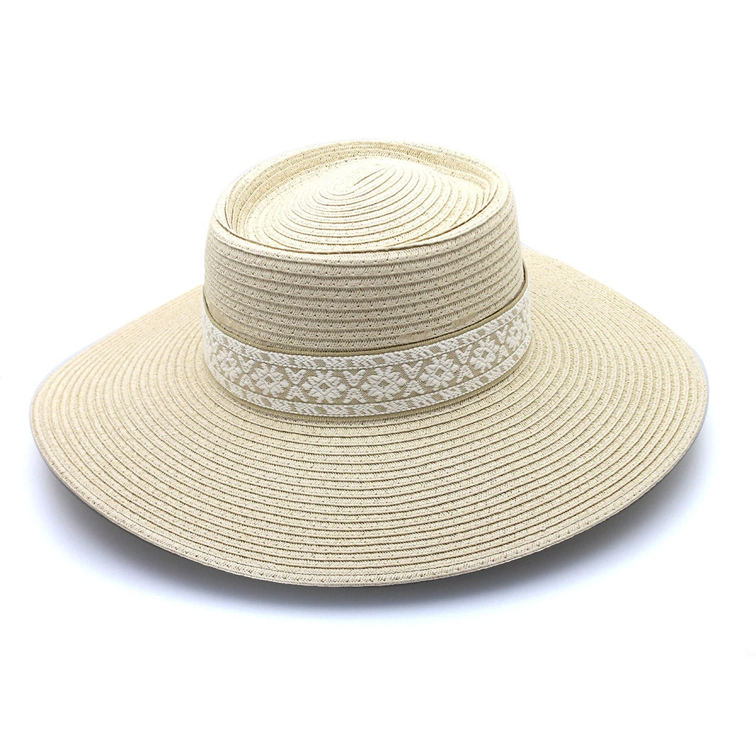 Leila Capeline Hat - Natural 1 Leila Capeline Hat - Natural
