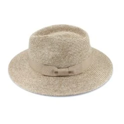 Sherry Fedora Hat - Oatmeal -Cancer Council Shop PL413OatmealSherryFedoraside