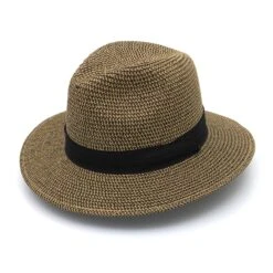Christian Fedora Hat - Brown -Cancer Council Shop PM800BrownComboIMG 9816