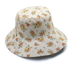 Dora Bucket Hat - Beige Flowers