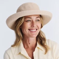 Classic Breton Hat - Beige