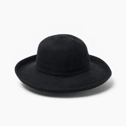 Classic Breton Hat - Black -Cancer Council Shop R35LBlackangle