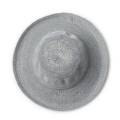 Classic Breton Hat - Ice Grey -Cancer Council Shop R35LIceGreyAbovecrop