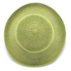 Classic Breton Hat - Lime Green -Cancer Council Shop R35LLImeGreenclassicBretonAbove