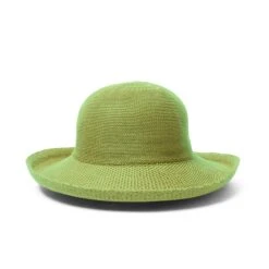 Classic Breton Hat - Lime Green -Cancer Council Shop R35LLImeGreenclassicBretonLinedangle