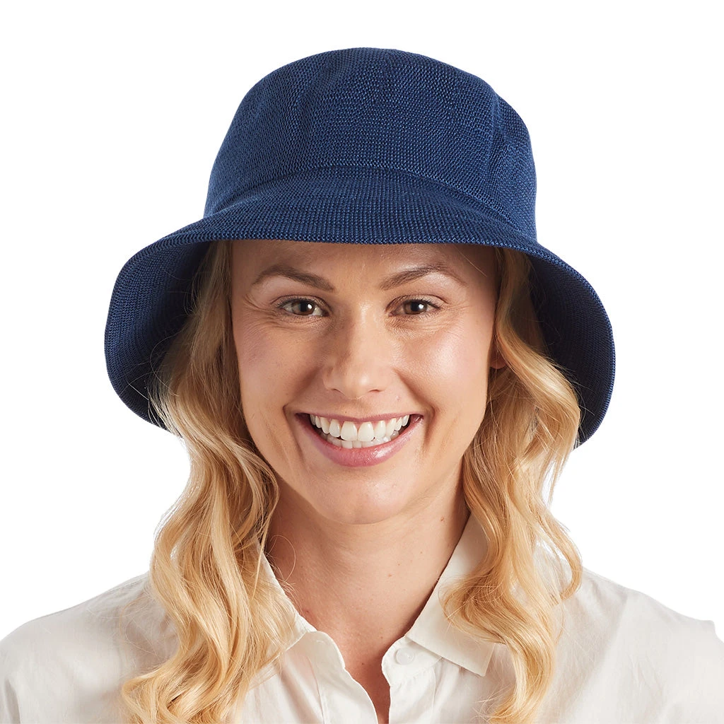 Tamzin Bucket Hat - Navy 2 Tamzin Bucket Hat - Navy - Image 2