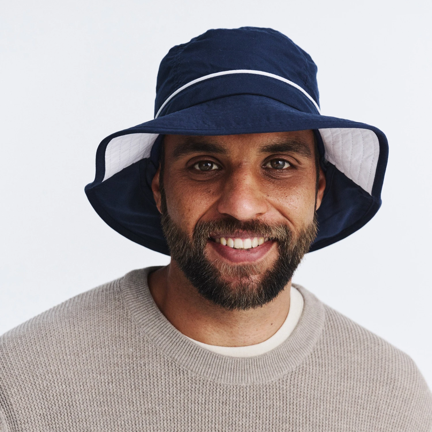 Marvin Bucket Hat - Navy 1 Marvin Bucket Hat - Navy