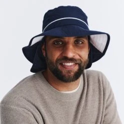 Marvin Bucket Hat - Navy 11 Marvin Bucket Hat - Navy -Cancer Council Shop RG75NavyMARVINMens 5