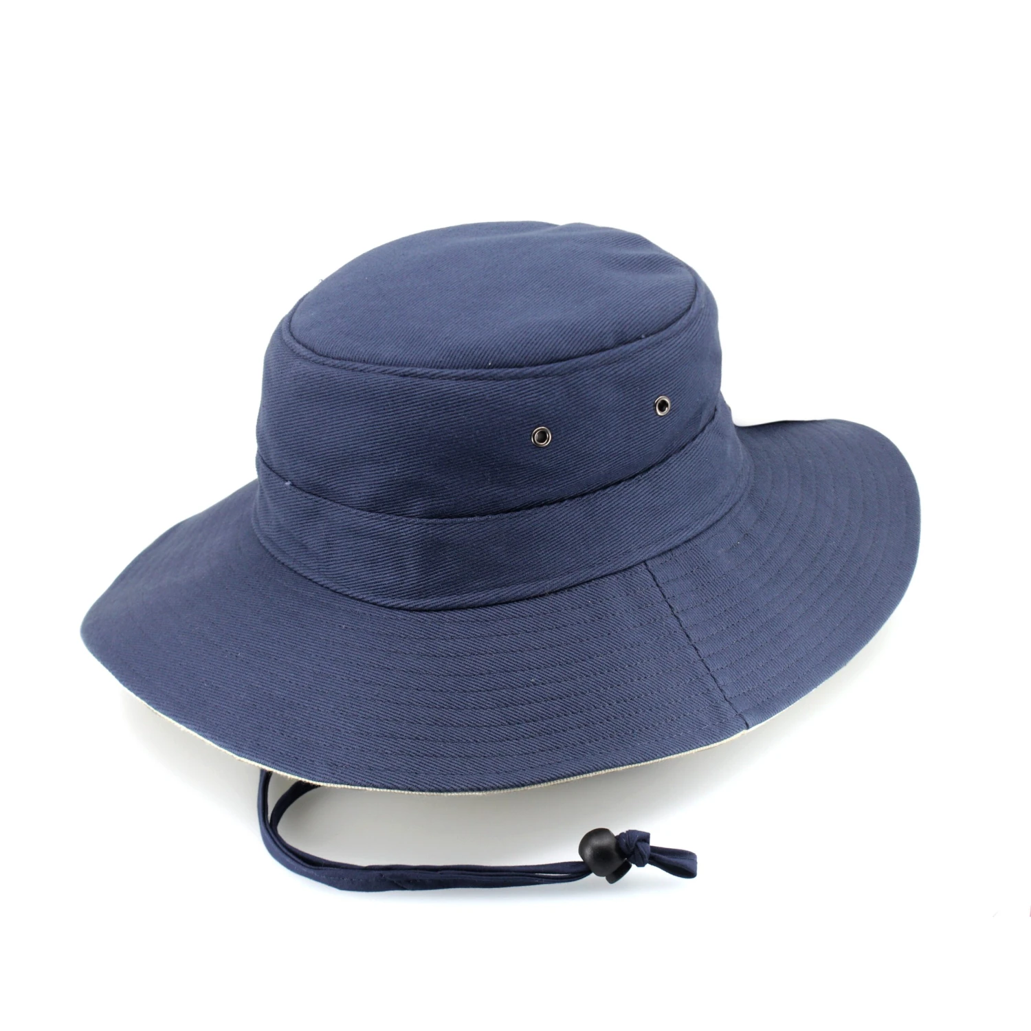 Alan Cricket Hat - Navy/Beige 3 Alan Cricket Hat - Navy/Beige - Image 3