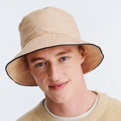 Jester Bucket Hat - Khaki/Navy