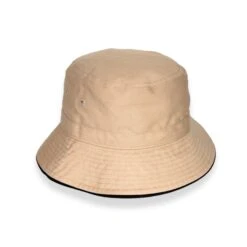 Jester Bucket Hat - Khaki/Navy -Cancer Council Shop RG84KhakiNavy