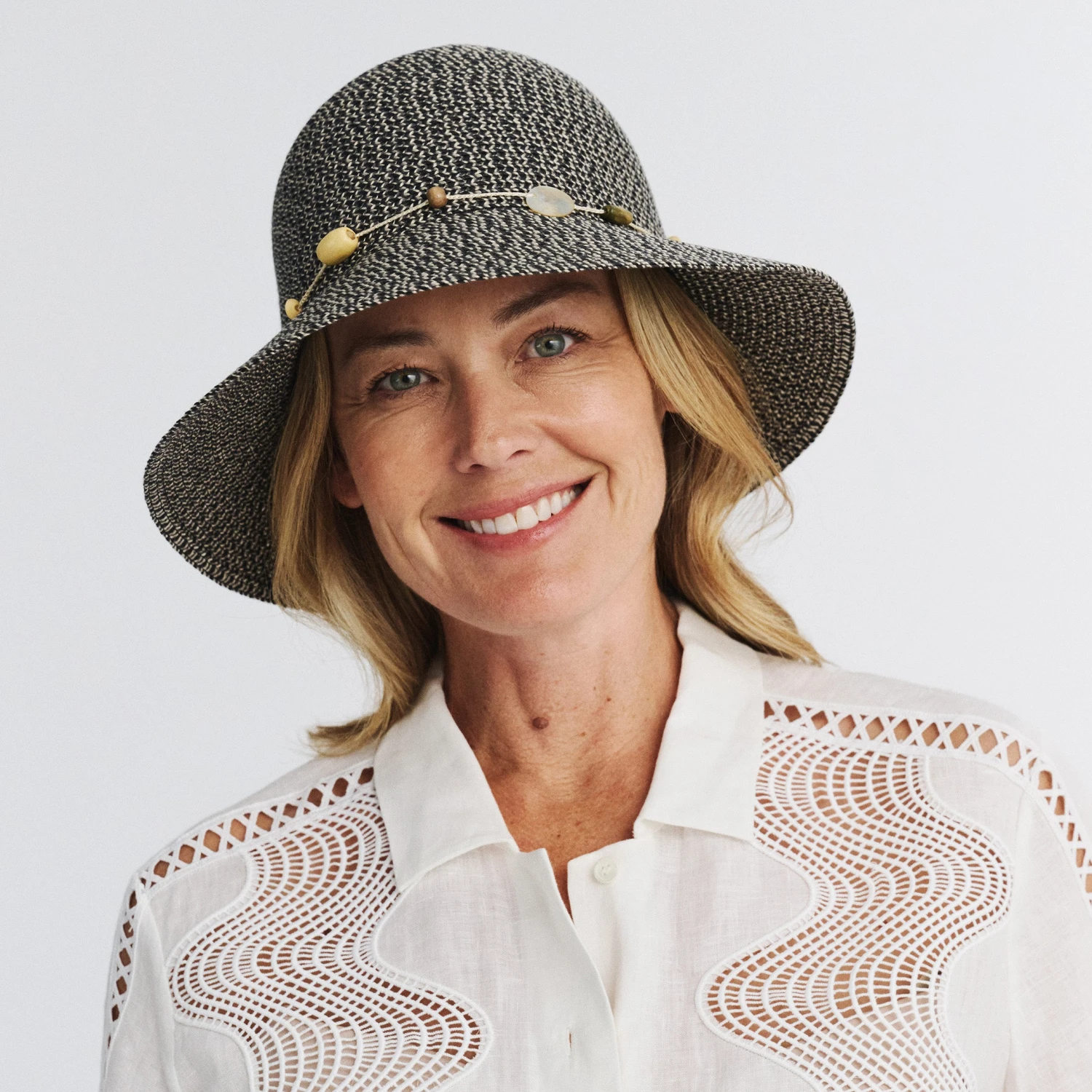 Bohemian Bucket Hat - Charcoal 1 Bohemian Bucket Hat - Charcoal