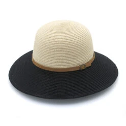 Daphne Bucket Hat - Wheat Black