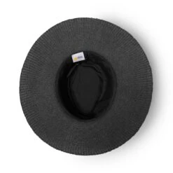 Marie Wide Brim Fedora Hat - Black -Cancer Council Shop RL678BlackMARIEbelow