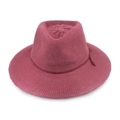Jacqui Mannish Hat - Magenta -Cancer Council Shop RL73MagentaJACQUIfront