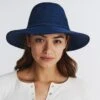 Jacqui Mannish Hat - Navy