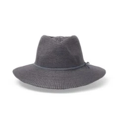 Jacqui Mannish Hat - Slate Grey -Cancer Council Shop RL73SlateGreyfront
