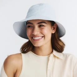 Golf Bucket Hat - Light Blue