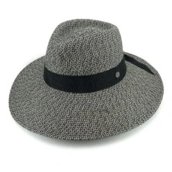 Roberta Fedora Hat - Charcoal
