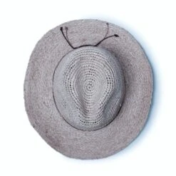 Bobbie Raffia Cowboy Hat - Blue -Cancer Council Shop RL860Blue LightGreyabove