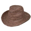 Bobbie Raffia Cowboy Hat - Mushroom