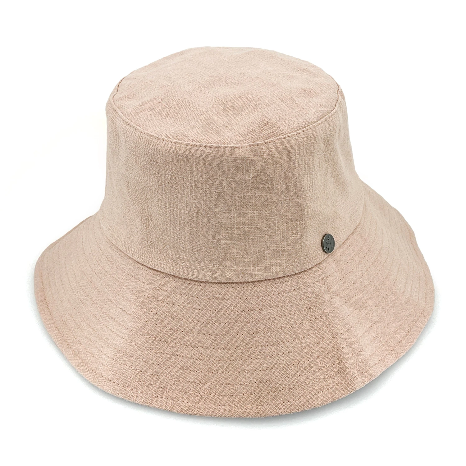 Sadie Linen Bucket Hat - Pink 3 Sadie Linen Bucket Hat - Pink - Image 3
