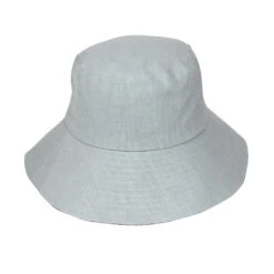 Sadie Linen Bucket Hat - Seafoam -Cancer Council Shop RL876SadieBucketSeafoam