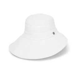 Emilia Cloche Hat - White