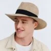 Café Fedora Hat - Natural