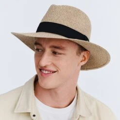 Café Fedora Hat - Natural