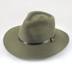 Darby Fedora Hat - Dark Khaki