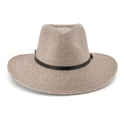 Darby Fedora Hat - Camel Mix -Cancer Council Shop RM615MixCamelDARBYfrontcrop
