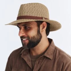 Outback Lightweight Fedora Hat - Chocolate 9 Outback Lightweight Fedora Hat - Chocolate -Cancer Council Shop RM733ChocolateOUTBACKMens 2