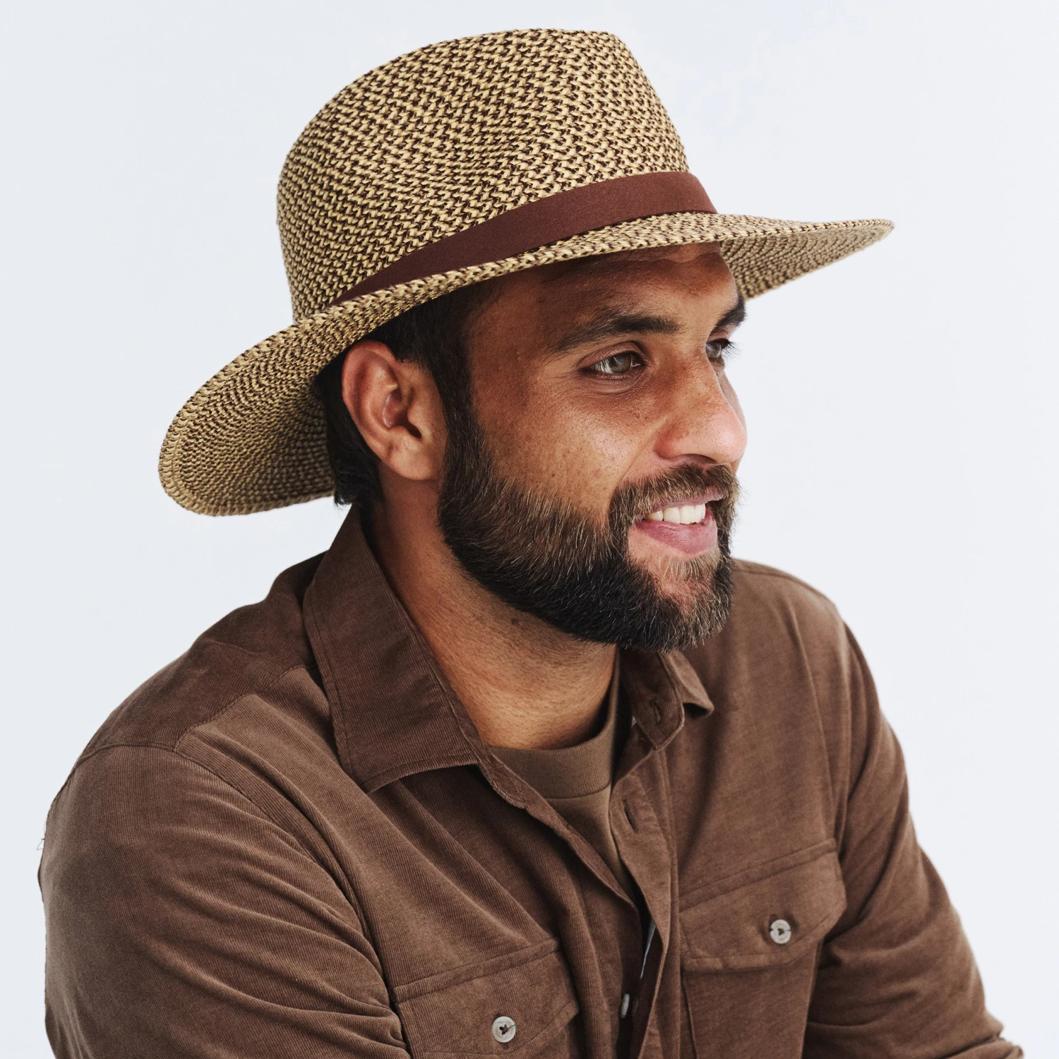 Outback Lightweight Fedora Hat - Chocolate 2 Outback Lightweight Fedora Hat - Chocolate - Image 2