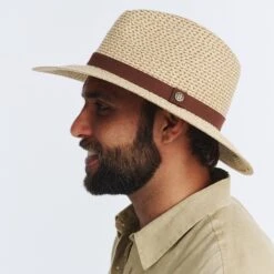 Outback Lightweight Fedora Hat - Natural -Cancer Council Shop RM733NaturalOUTBACKMens 11