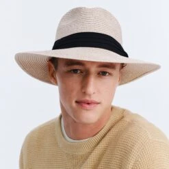 Perry Fedora Hat - Oatmeal 9 Perry Fedora Hat - Oatmeal -Cancer Council Shop RM861OatmealPERRYMens 1
