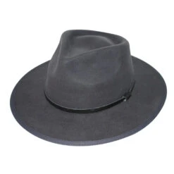 Benadict Fedora Hat - Grey
