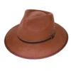 Benadict Fedora Hat - Chocolate