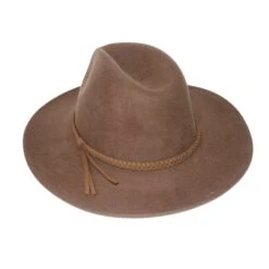 Blake Felt Fedora Hat - Chocolate -Cancer Council Shop RM902Blake Chocolate 1