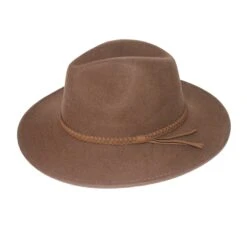 Blake Felt Fedora Hat - Chocolate -Cancer Council Shop RM902Blake Chocolate 4