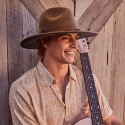 Blake Felt Fedora Hat - Chocolate -Cancer Council Shop RM902 67 AChocolateUPDATE