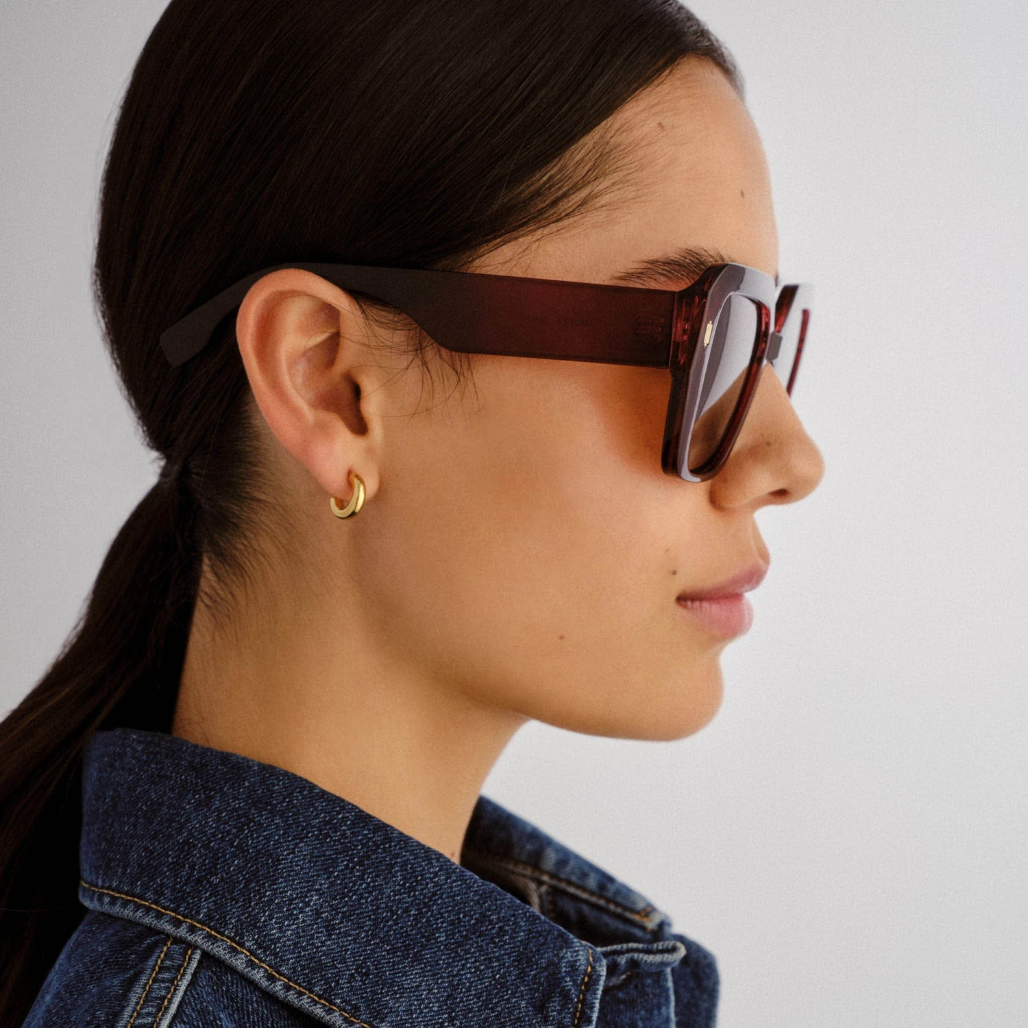 Massey Sunglasses -Burgundy 4 Massey Sunglasses -Burgundy - Image 4