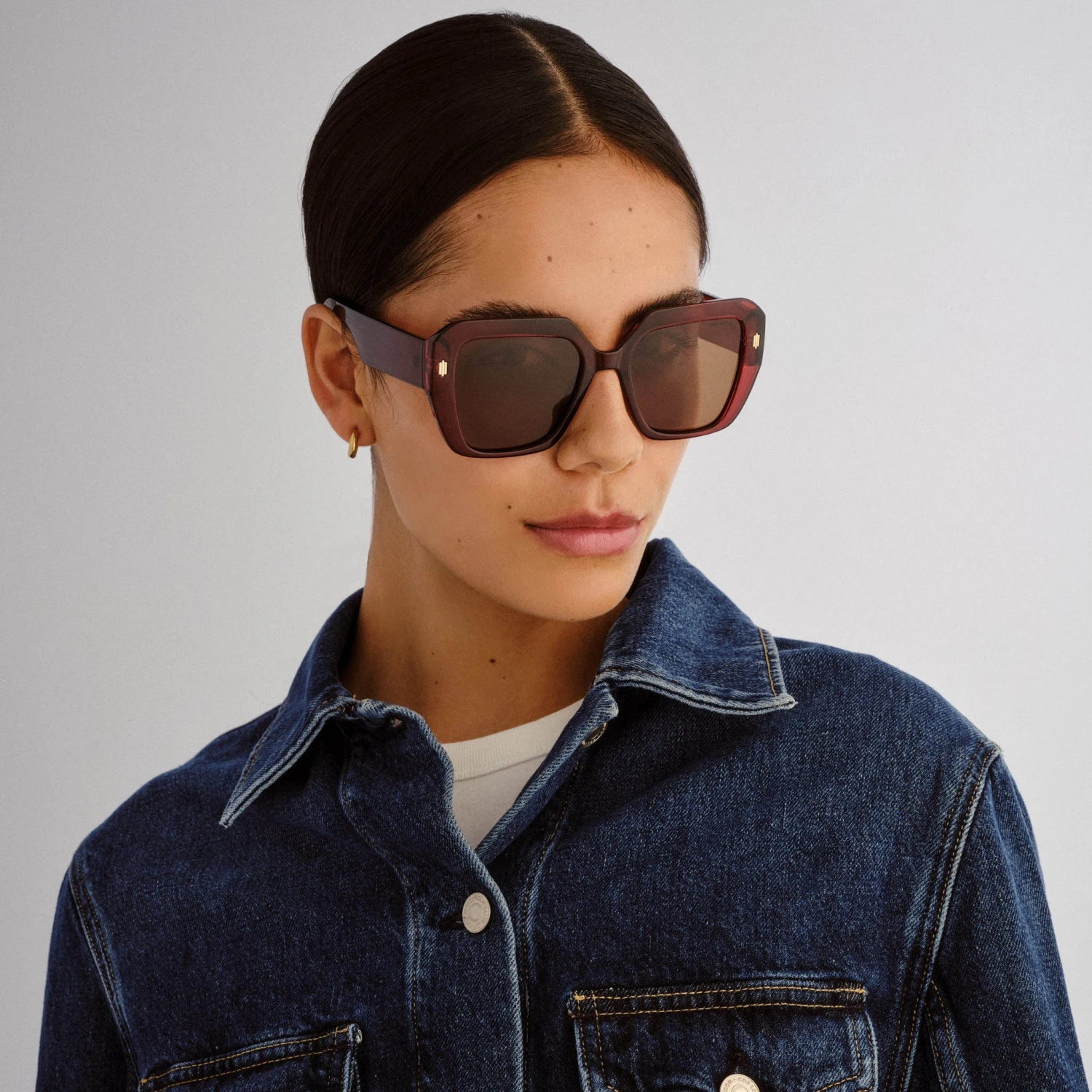 Massey Sunglasses -Burgundy 2 Massey Sunglasses -Burgundy - Image 2