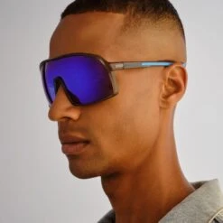 Outfield Shield Sunglasses - Grey/Neon Blue -Cancer Council Shop TCC2558904 10OUTFIELDSHIELD