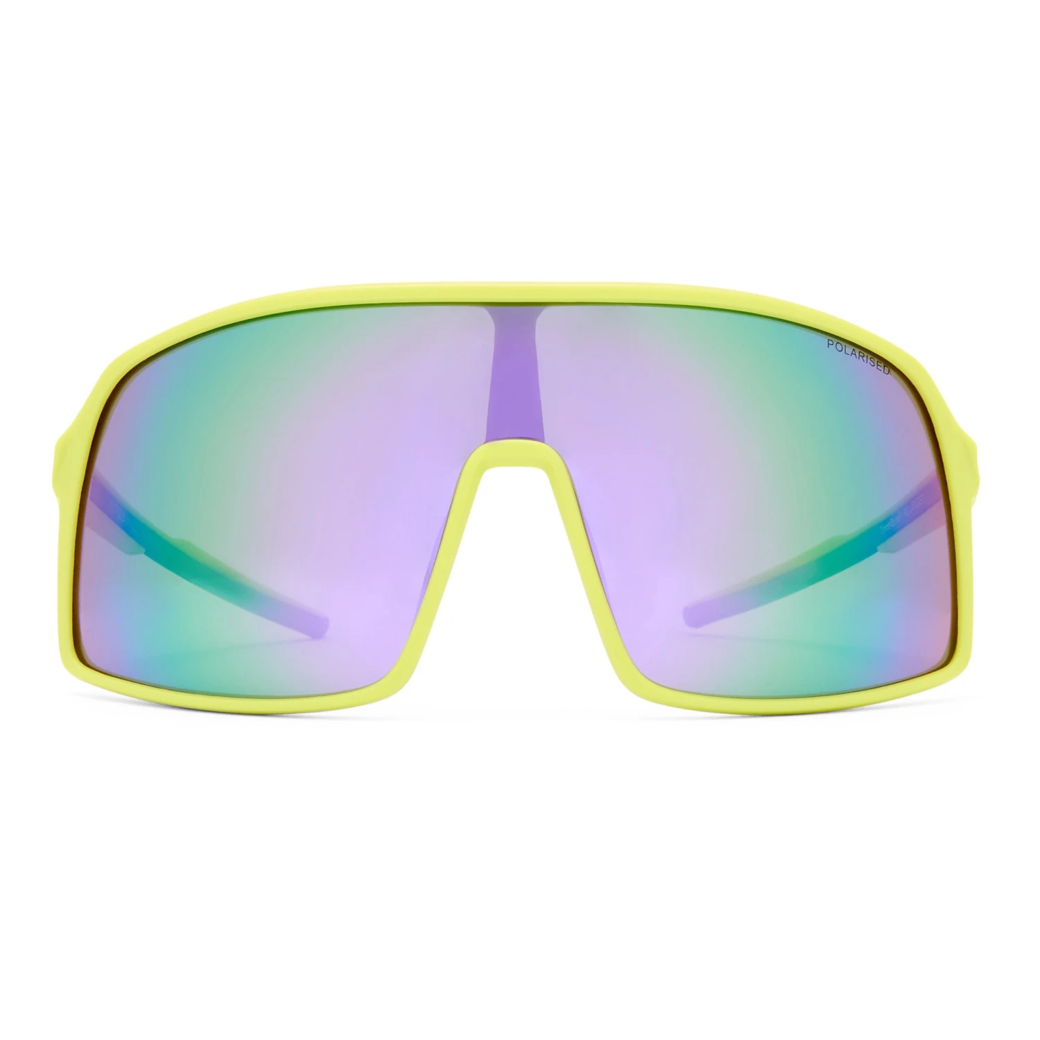 Outfield Shield Sunglasses - Neon Green/Cobalt 3 Outfield Shield Sunglasses - Neon Green/Cobalt - Image 3