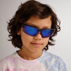 Armadillo Sunglasses - Black/Blue 7 Armadillo Sunglasses - Black/Blue -Cancer Council Shop TCK2445506 9ARMADILLOKIDS