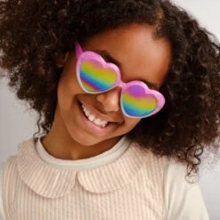 Lovebird Sunglasses - Pink Sparkle -Cancer Council Shop TCK2445508 9LOVEBIRDKIDS