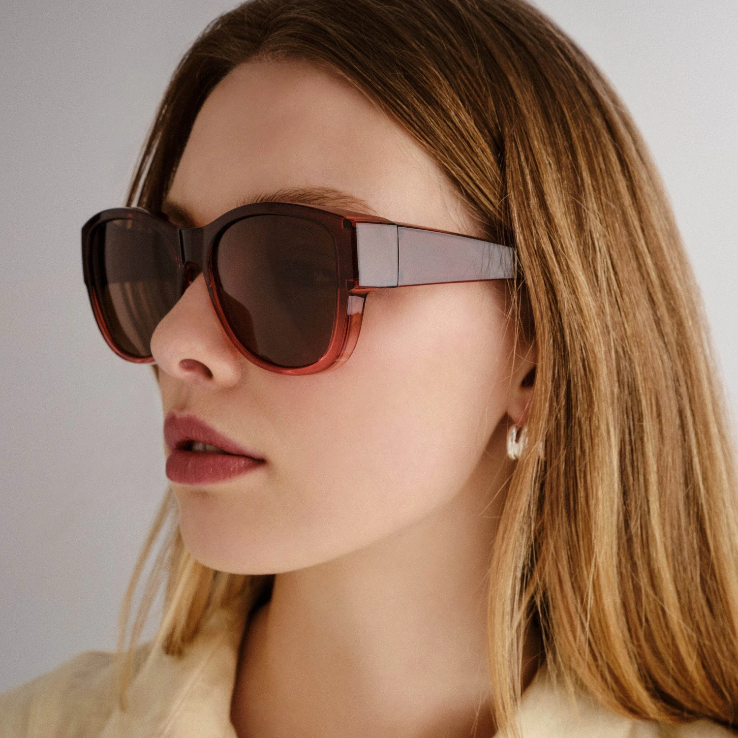 Samaria Fitover Sunglasses - Plum 2 Samaria Fitover Sunglasses - Plum - Image 2