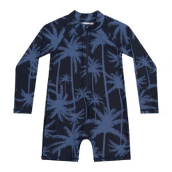 Infant Tropical Palm Swim Zip Suit 9 Infant Tropical Palm Swim Zip Suit -Cancer Council Shop flatlay11 1065