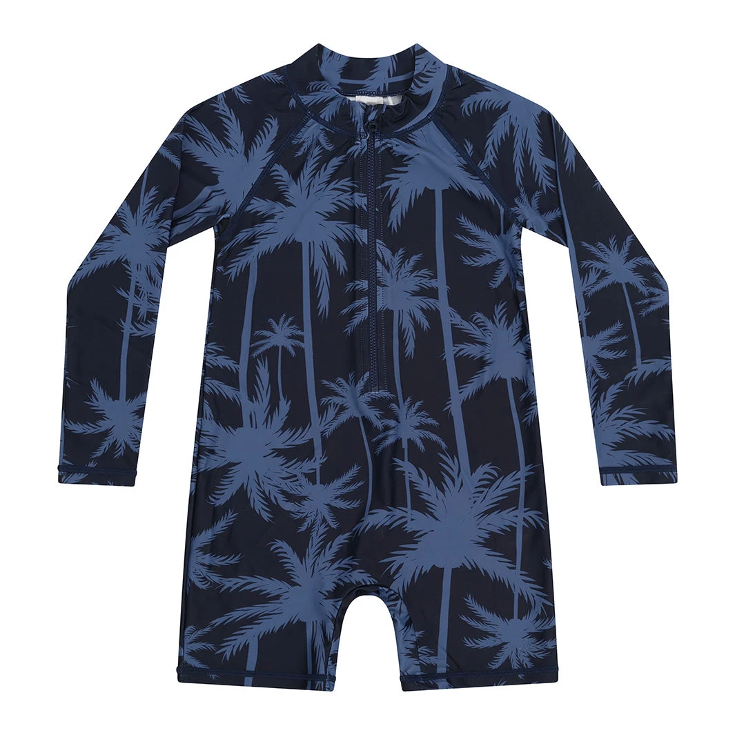 Infant Tropical Palm Swim Zip Suit 5 Infant Tropical Palm Swim Zip Suit - Image 5